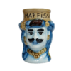 Bicchiere testa di moro double face in ceramica realizzata a mano