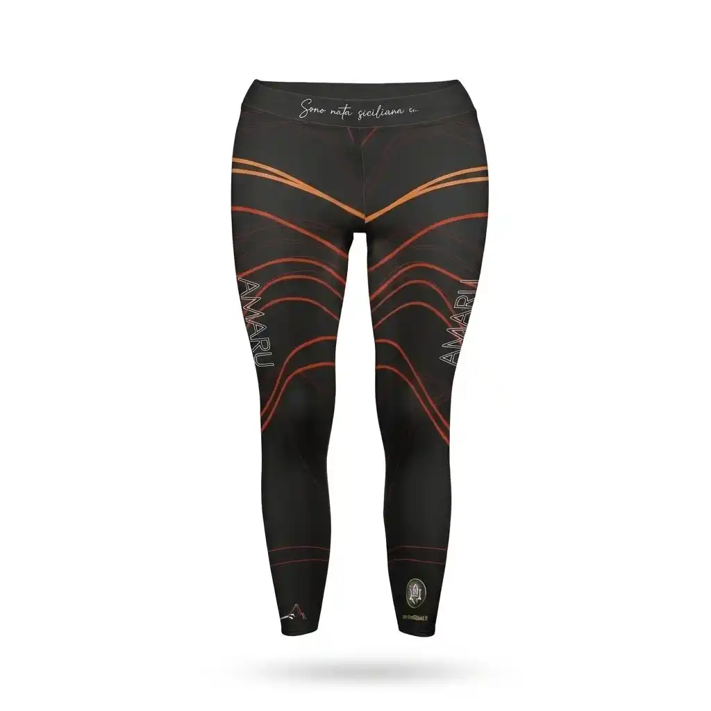 Leggins grafica ad onde