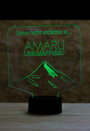 Lampada a led da tavolo Amaru Unnimaffissu