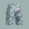 WAVE-T - DOODLE GIU2602 Bermuda Tennis Padel grafica Doodle